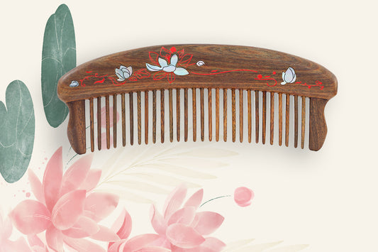 wooden comb
