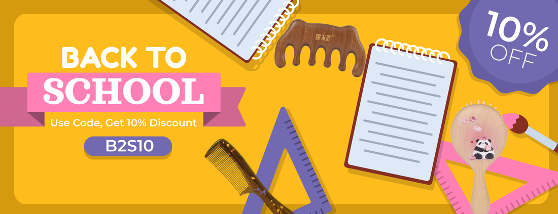 How to Maintain Healthy Hair Throughout the School Year with Wooden Combs