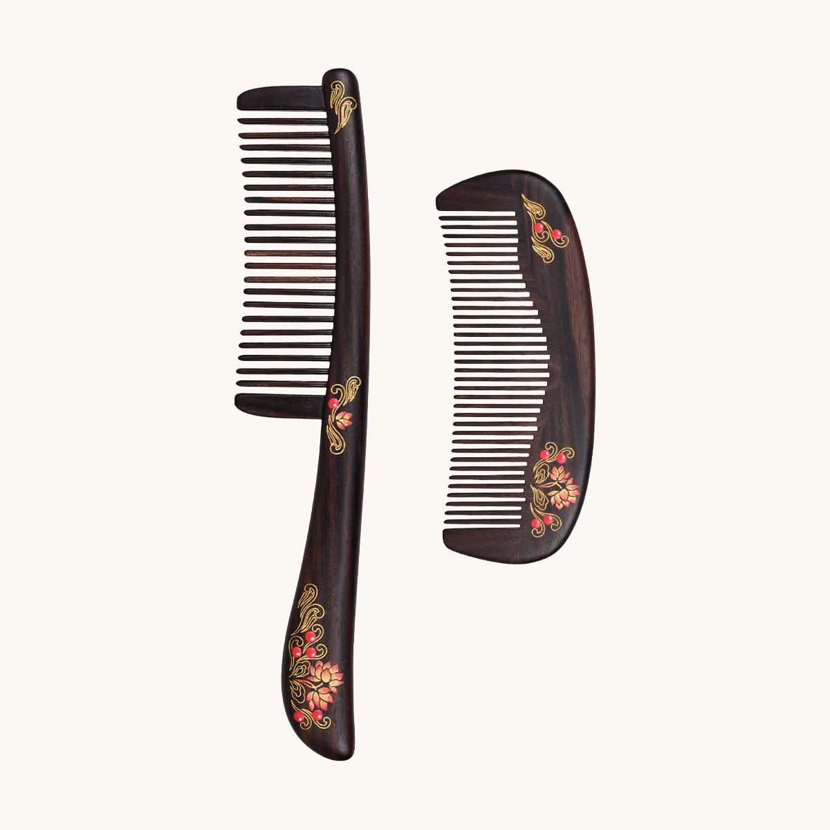 Hair Comb Wedding Gift Box – Tan Mujiang