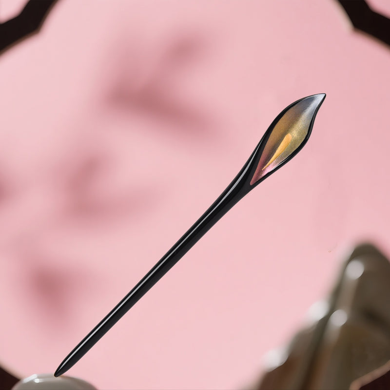 Wooden Hairpin - Blossoming Grace