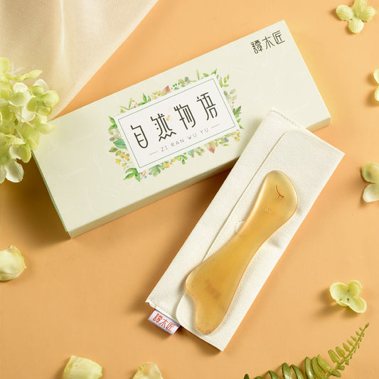 Sheep horn guasha board