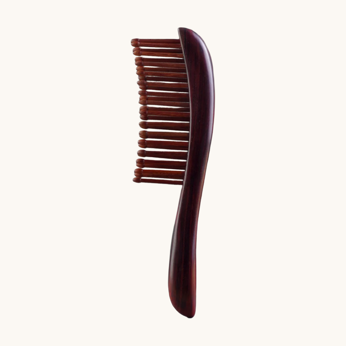 Rosewood Hair Brush teeth inserted – Tan Mujiang
