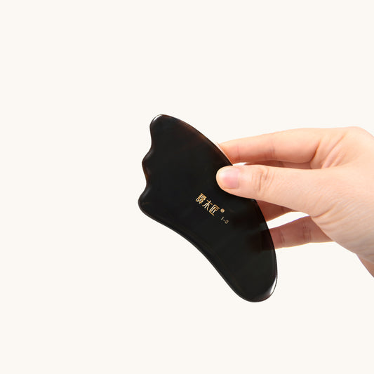 Outil de massage, planche Gua Sha (corne de buffle)