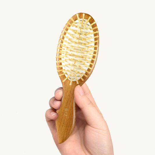 Teak Hair Brush