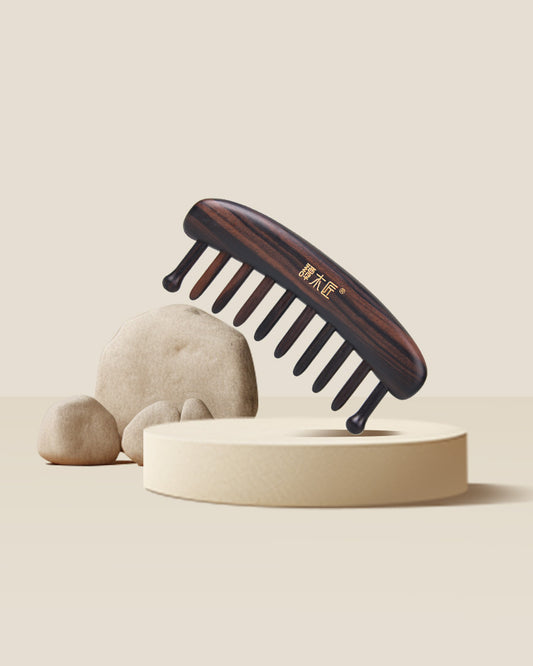 Rosewood massage comb