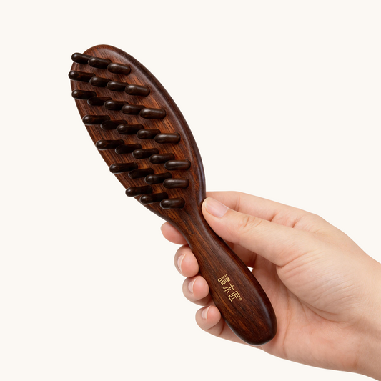 SCALP MASSAGER, cylinder bristles