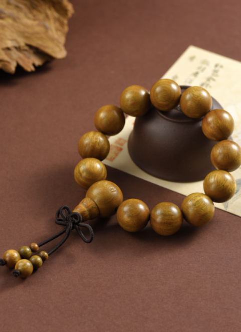 Sandalwood Bead Bracelet??Great size?¨º?