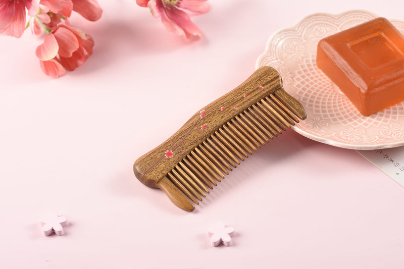 Hair Comb teeth inlay Happiness