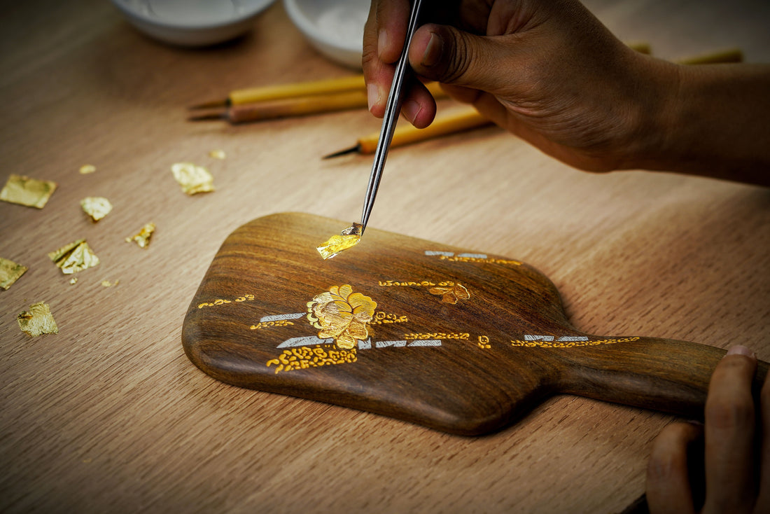 Gold/Silver Foil Inlay