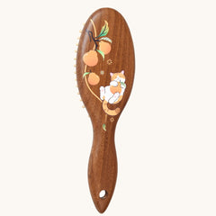 Brosse à poils de chat orange