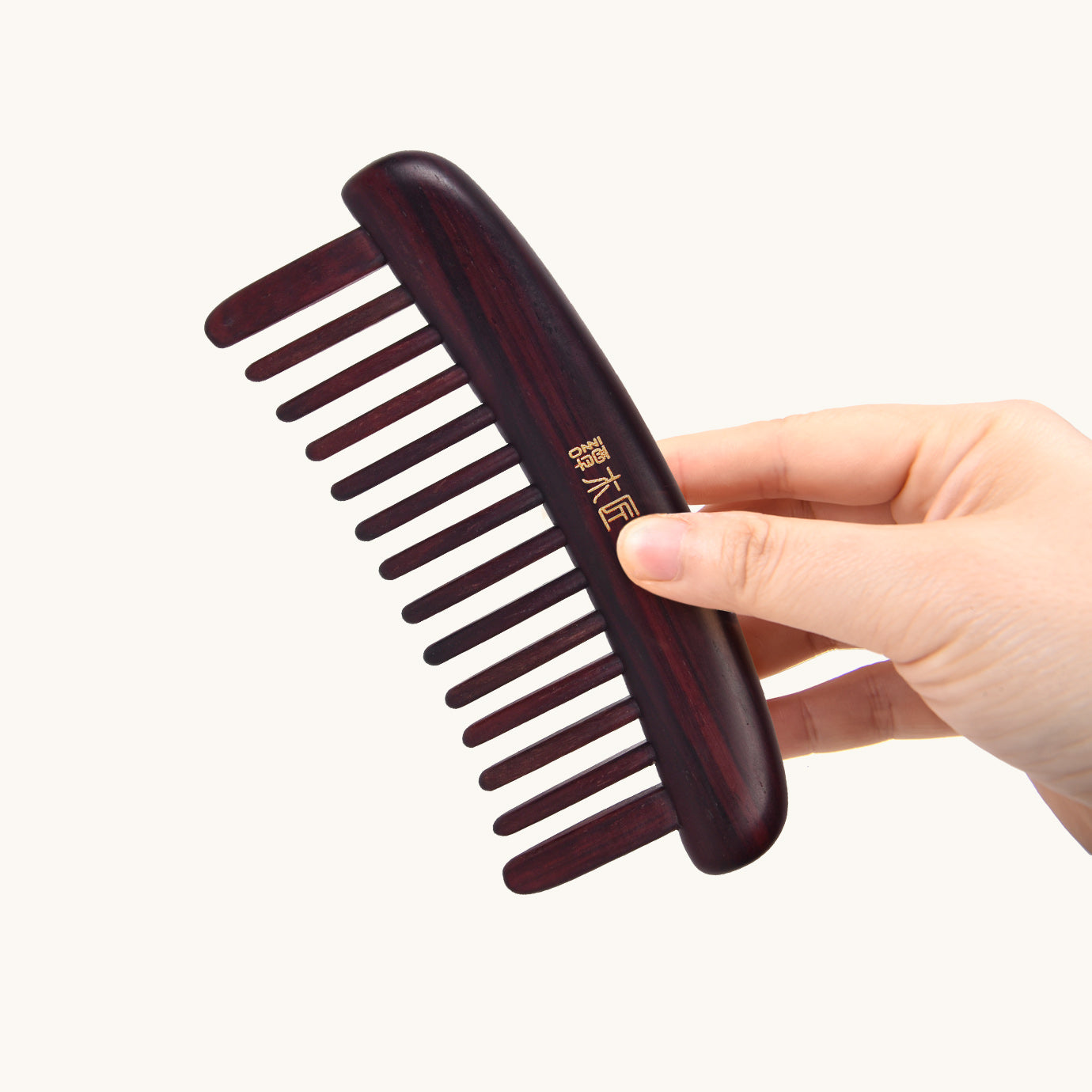 Wide-tooth ROSEWOOD Comb
