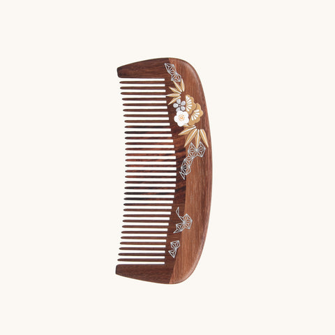 Golden Wooden Comb