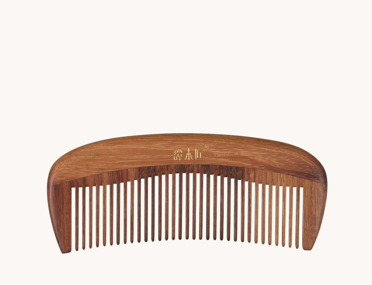 Golden Wooden Comb