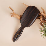 tooth inserted blackwood hair brush