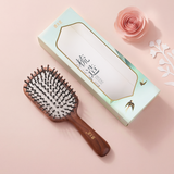 Cloud Cushion | Walnut Wood Hair Brush
