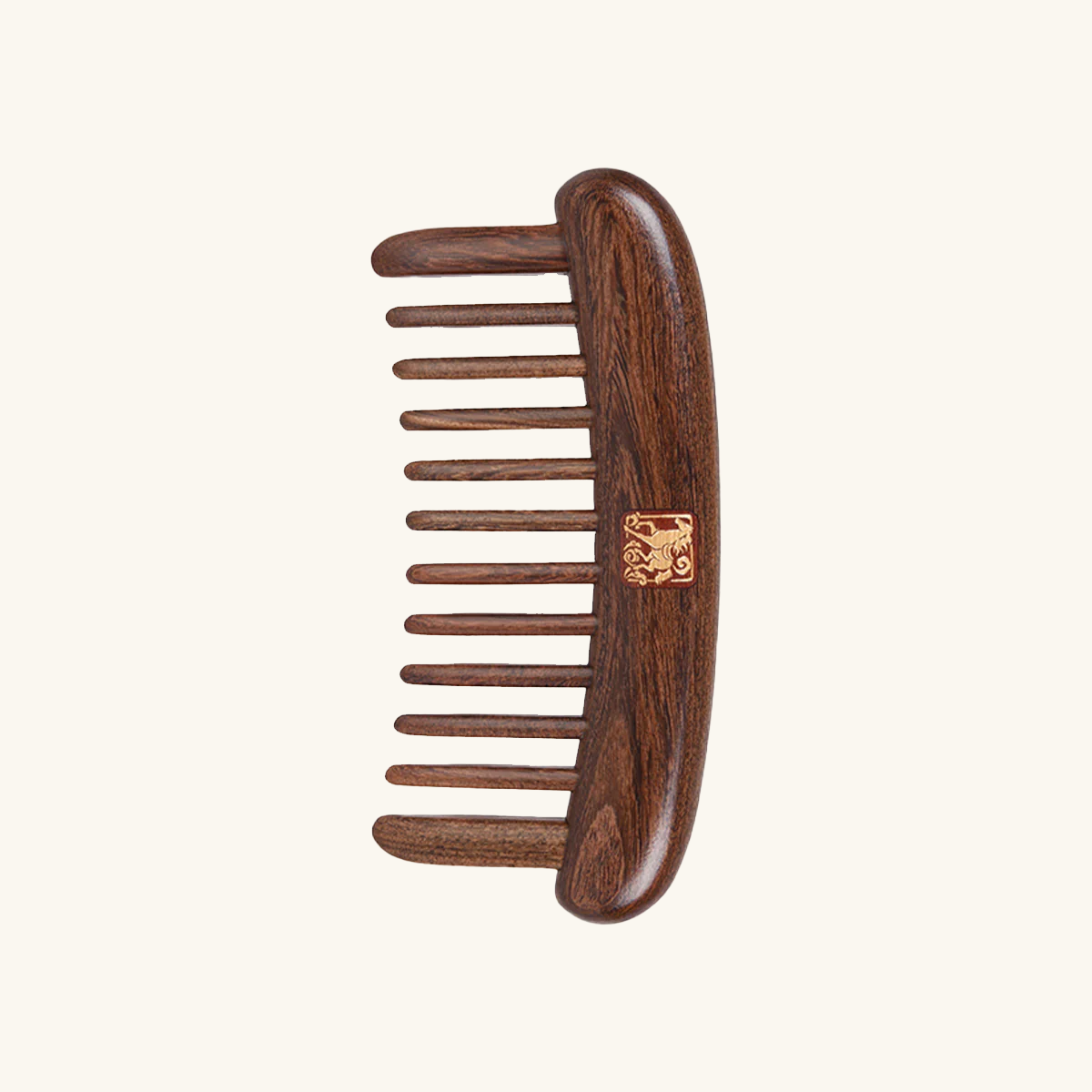 Rising Fortune | Lacquer Art South American Rosewood & Satine Bloodwood Comb
