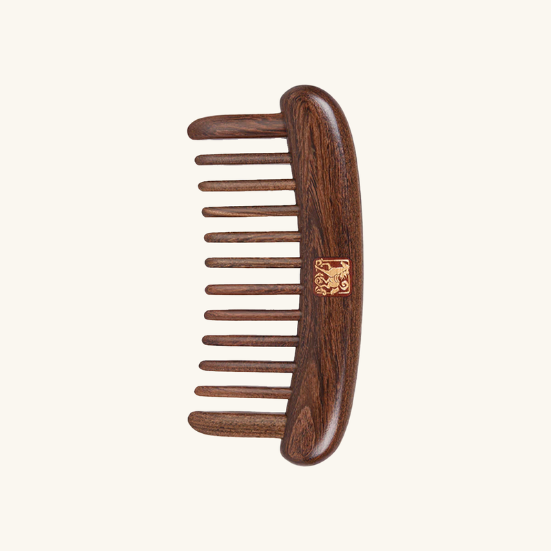Rising Fortune | Lacquer Art South American Rosewood & Satine Bloodwood Comb