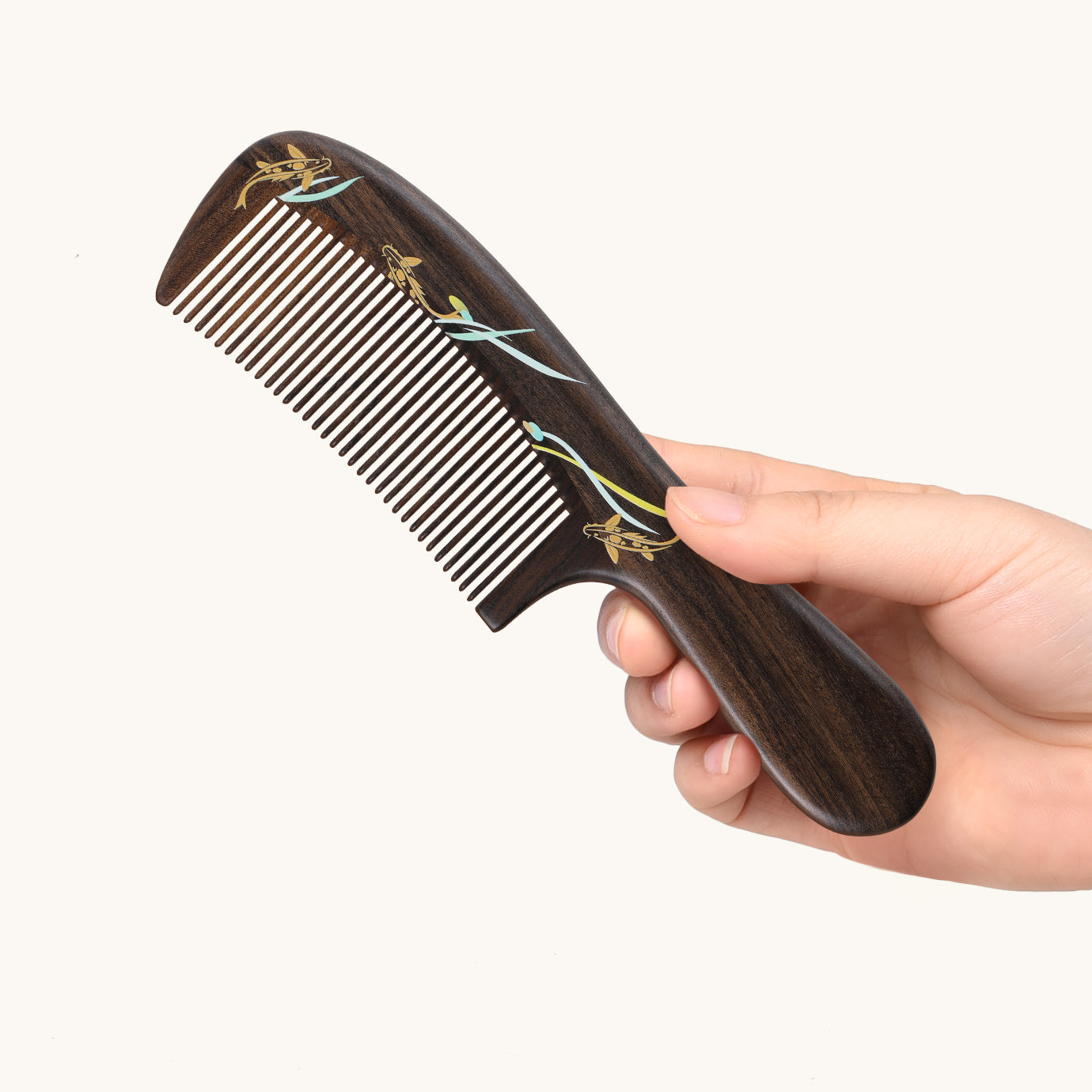 Koi Carp Wooden Comb – Tan Mujiang