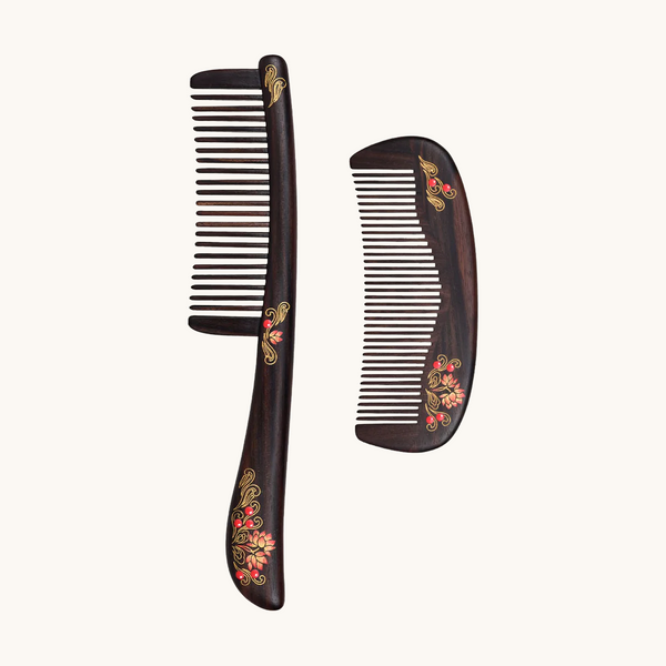Hair Comb Wedding Gift Box – Tan Mujiang