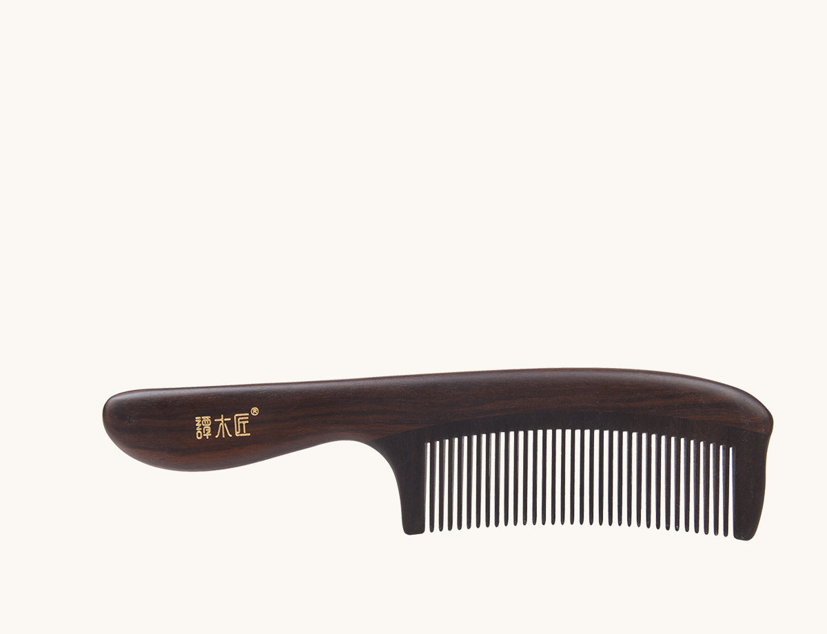 Wooden Comb, Panda eats bamboo