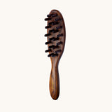 ROSEWOOD SCALP MASSAGER, cylinder bristles