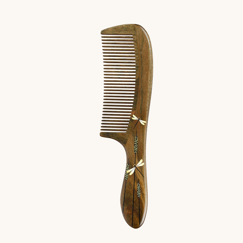 Wooden Comb Dragonfly Grace