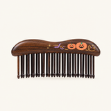 Mischief Maker | Inserted Tooth Craft & Lacquer Art Craft Chacate Preto Massage Comb