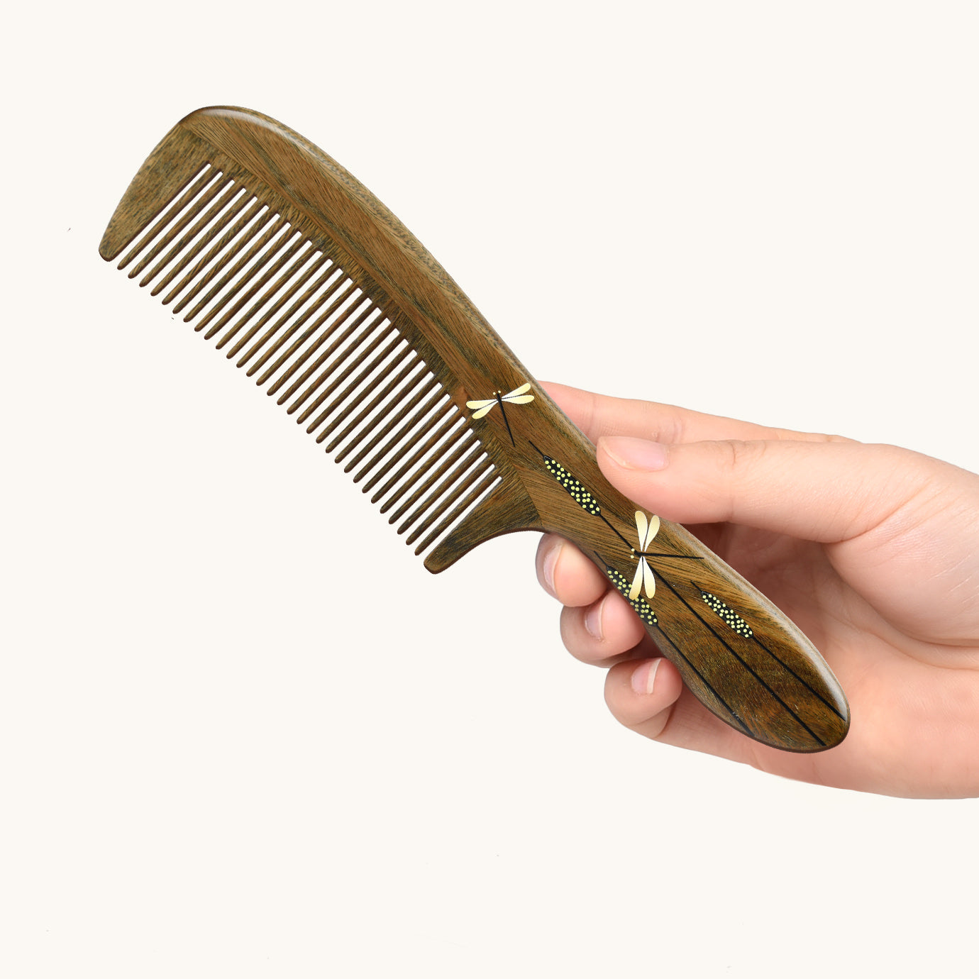 Wooden Comb Dragonfly Grace