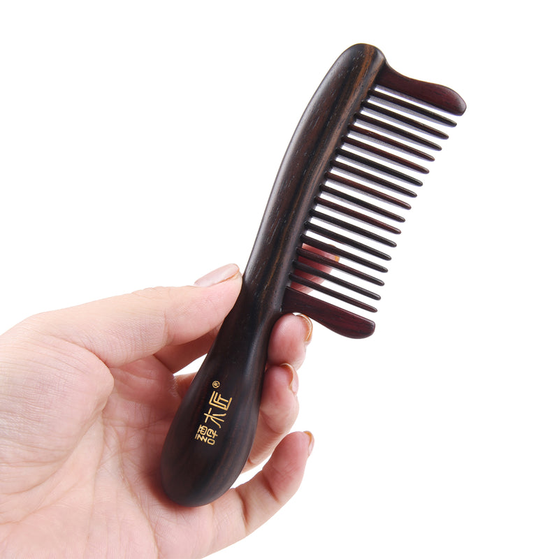 Heritage Smooth | Ebony Wide-Tooth Comb