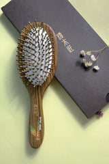 Autumn Feather Hair Brush