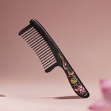Artisan Wooden Hair Comb - Joyful Reunion