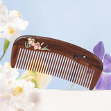 Natural Wooden  Lacquer Art Comb