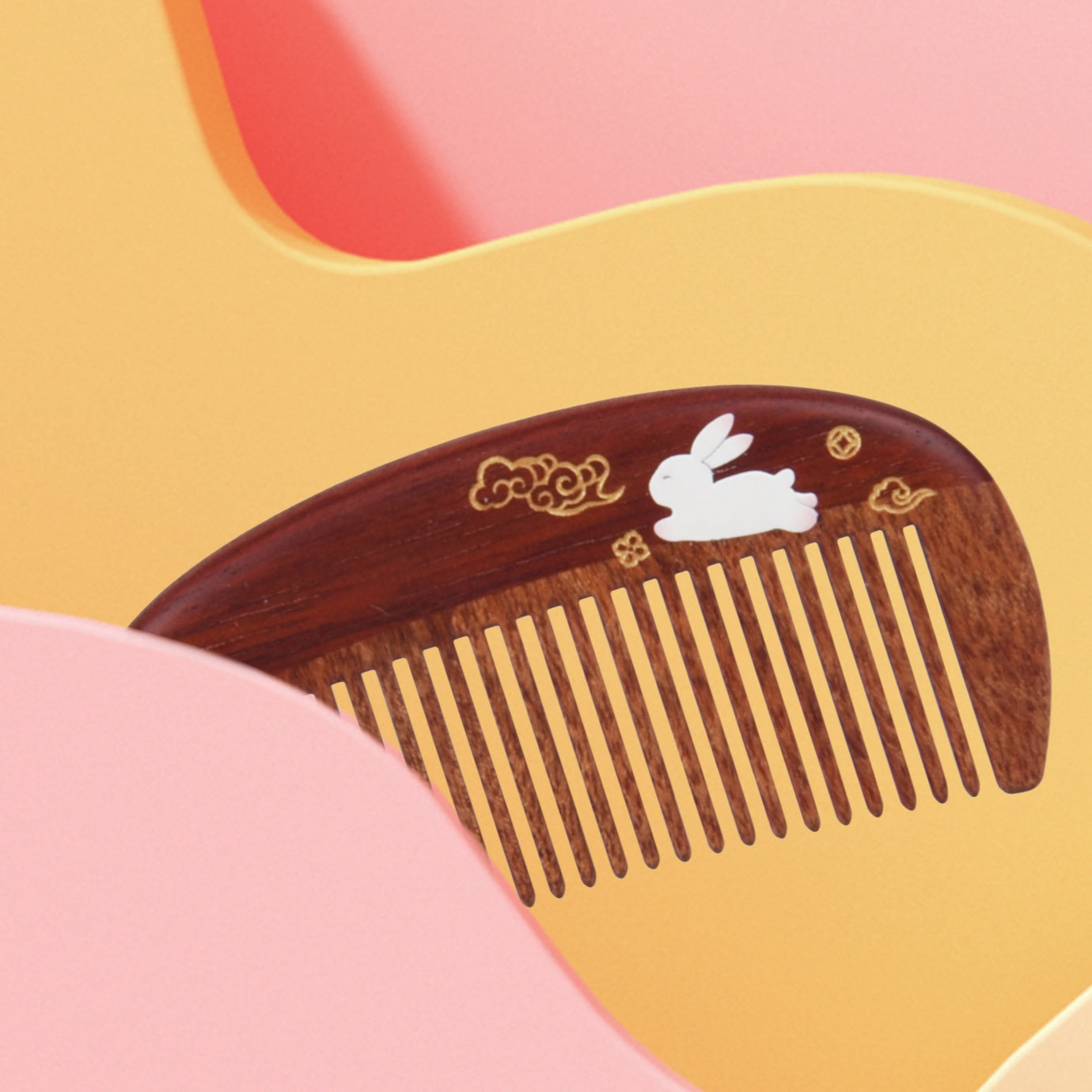 Rabbit Wood Comb
