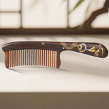 Wooden Handcrafted Hair Artisan Comb - Everlasting Joy