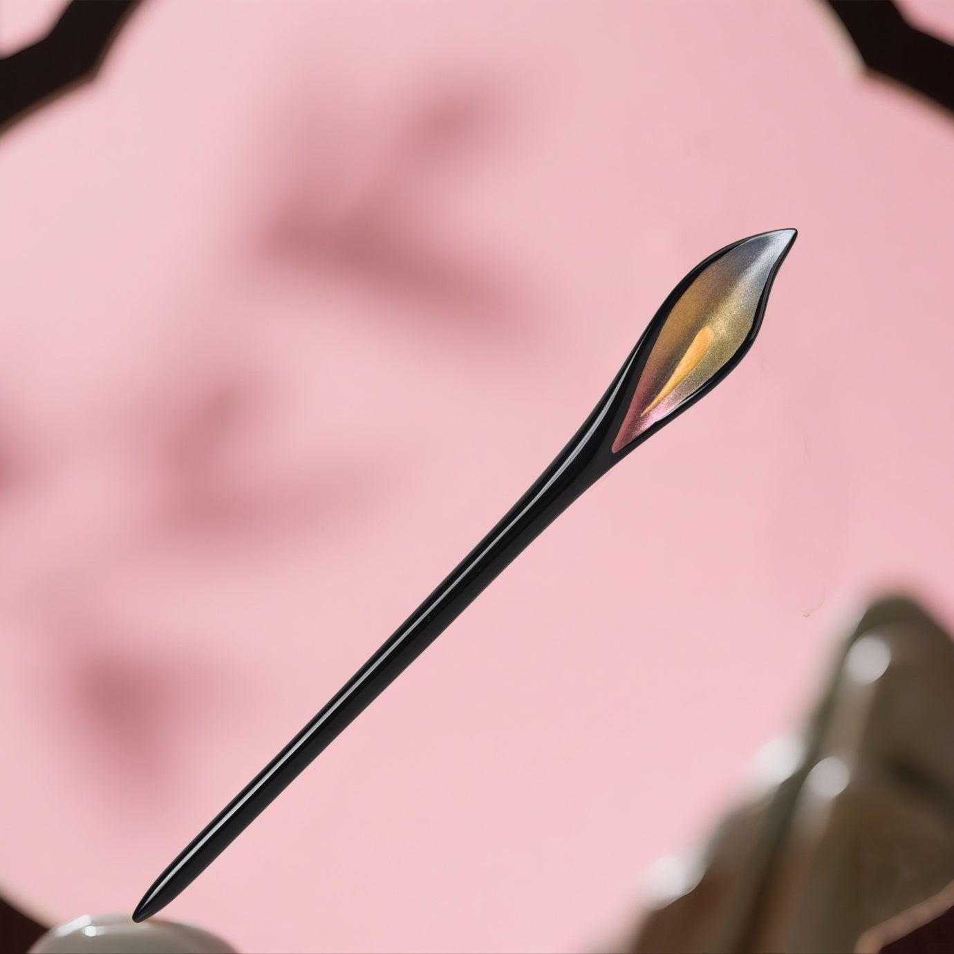 Wooden Hairpin - Blossoming Grace