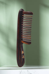 Happy and Joy Wooden Comb