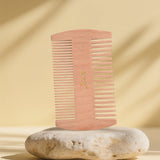 Portable Dual-Sided  Wooden Beard Comb - Gentleman