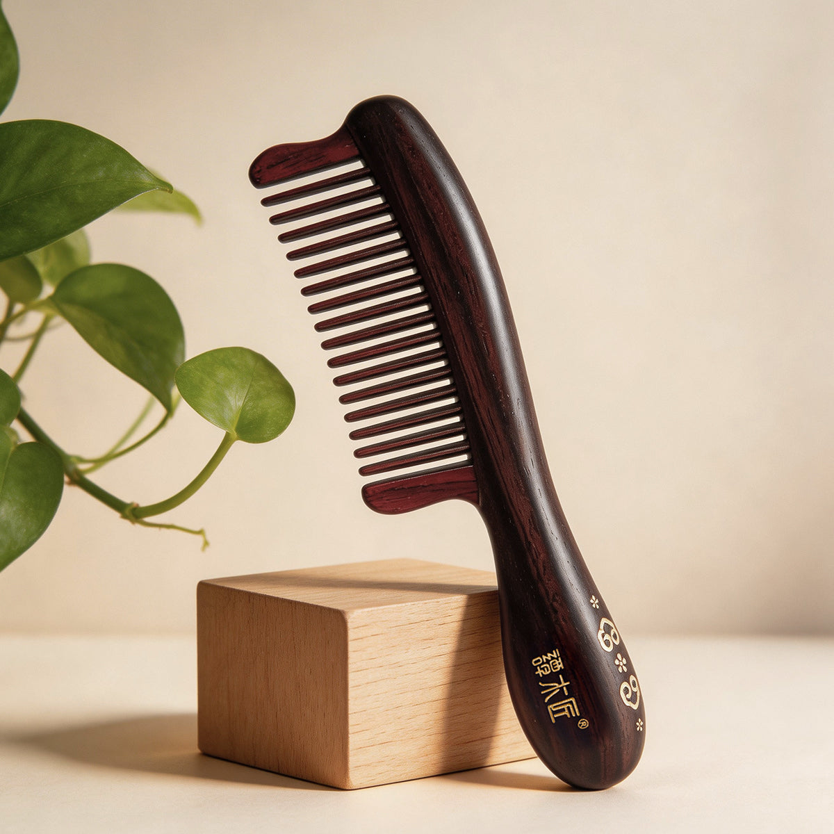 Peigne à cheveux Lotus florissant