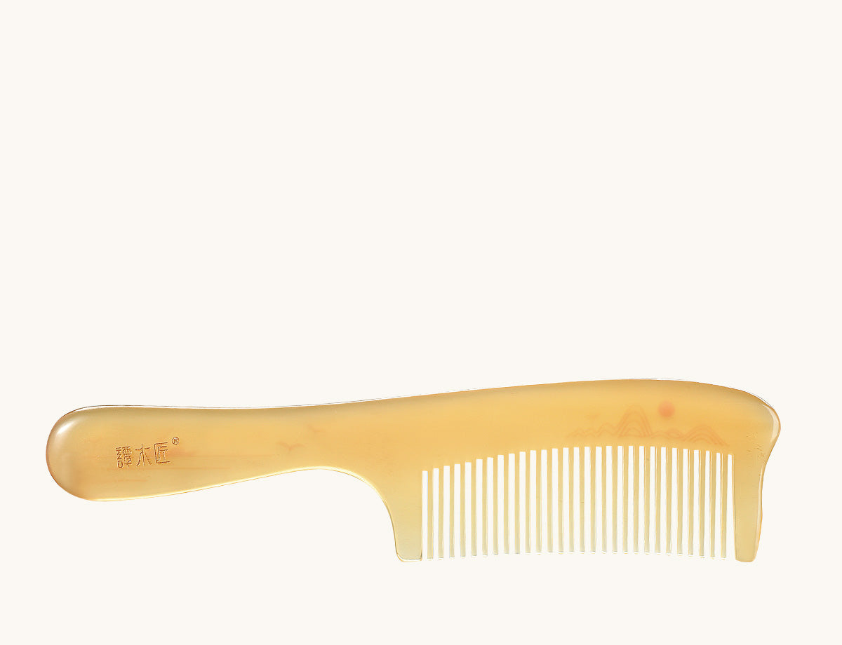 Sheep Horn Comb (Sunrise)