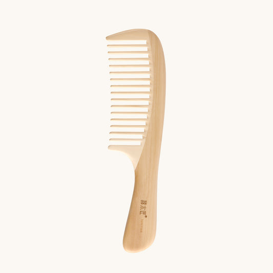Wooden Wide Tooth Hair Comb