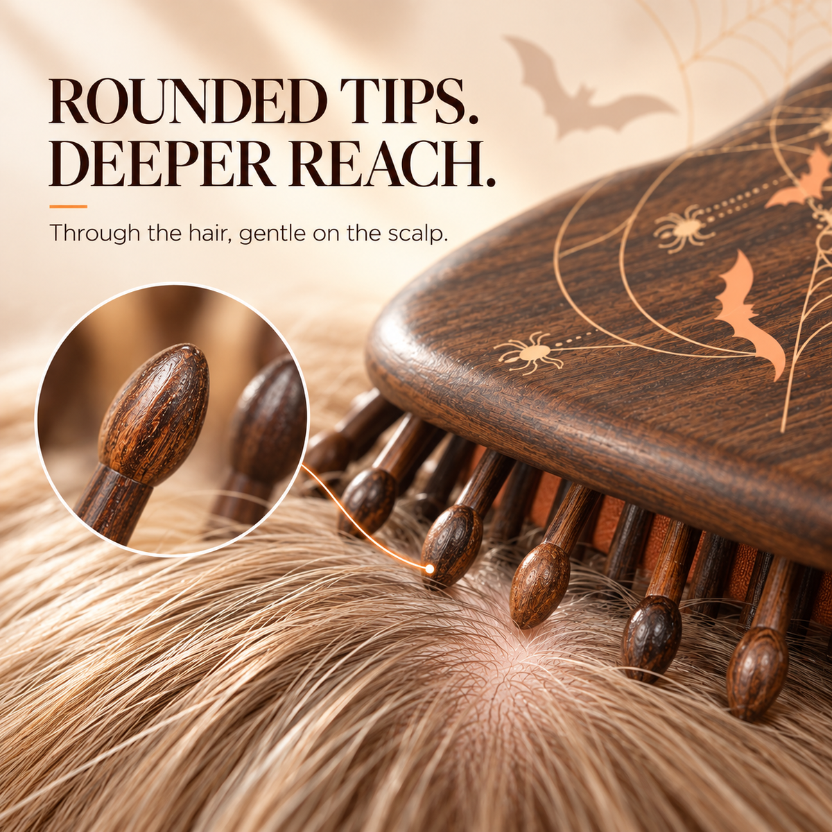 Midnight Revelry | Lacquer Art Craft Chacate Preto Air Cushion Brush