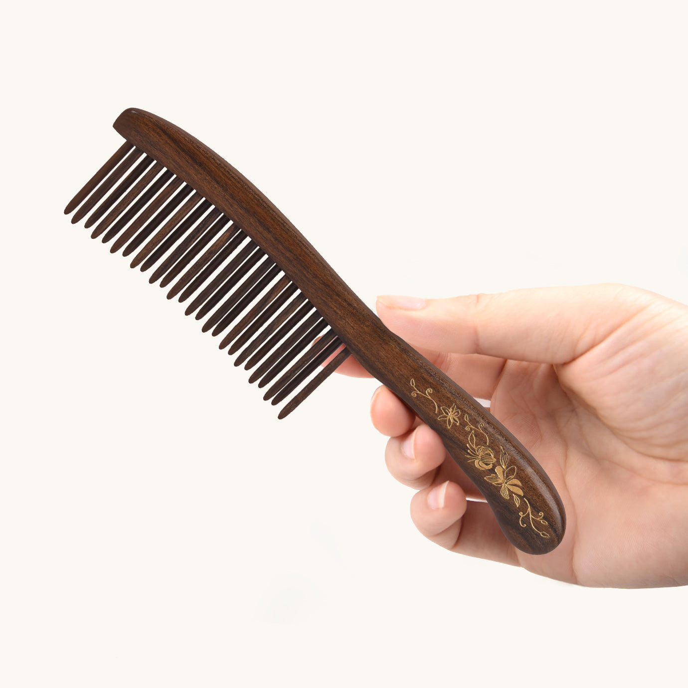 Chacate Preto Tooth-inserted Hair Comb – Tan Mujiang