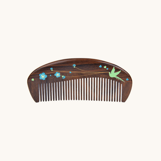 Blue Bird Hair Comb