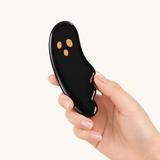 Little Ghost | Lacquer Art Craft Black Horn Gua Sha Board