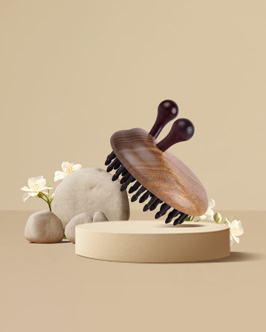 Wood Scalp Massager (snail shape)