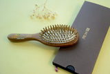 Autumn Feather Hair Brush