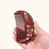 Abundant Blessings | Lacquer Art Craft Pau Rosa Wood Comb