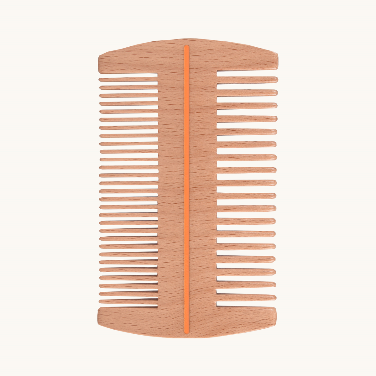 Portable Dual-Sided  Wooden Beard Comb - Gentleman