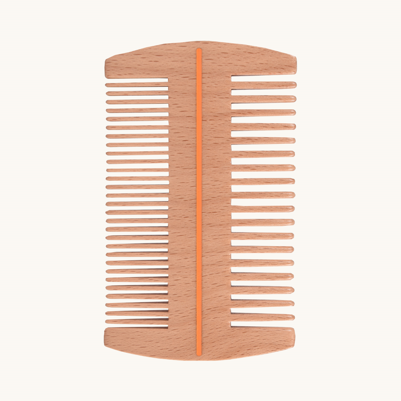 Portable Dual-Sided  Wooden Beard Comb - Gentleman