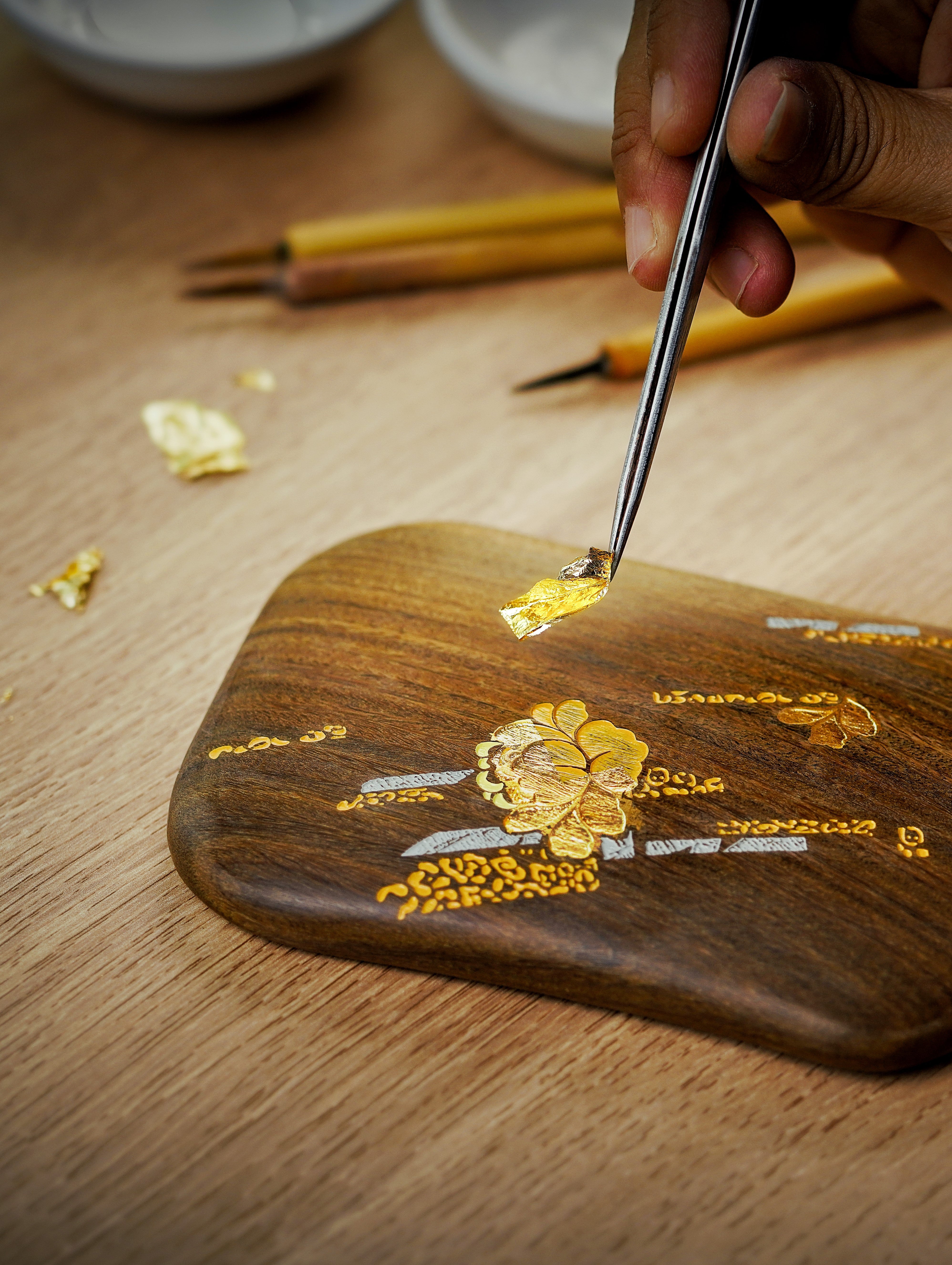 Gold Foil Application